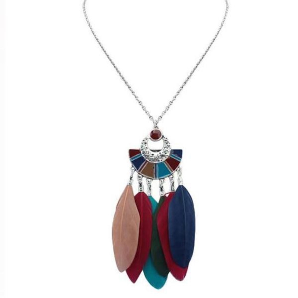 handmade Feather Choker